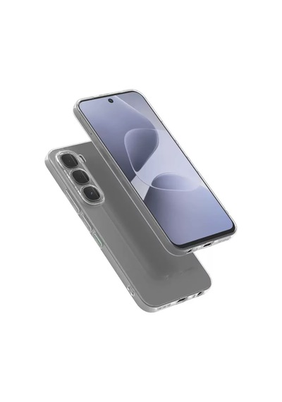 Maks Technology İnfinix Hot 60i Kılıf Mkst Süper Silikon Kapak - Şeffaf