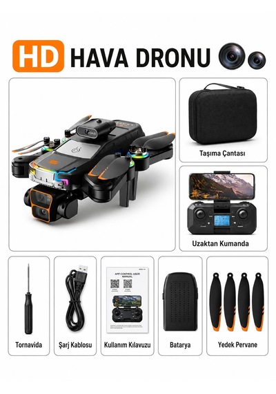 Js39 Dron Çift Lens 50x Zoom Başsız Mod Tek Tuşla Geri Dönüş 4k Hd Kamera Engel Algılama Wifi Cam Drone Uygulama Üzernden Anlık Görüntü