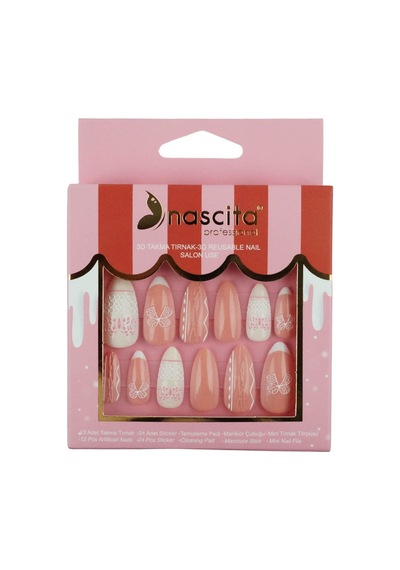 Nascita 3d Hand Made Takma Tırnak Nasnaıl0308