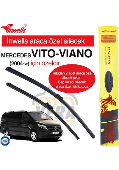 Mercedes Vıto-Vıano İnwells Araca Özel Silecek Takımı Inw018057