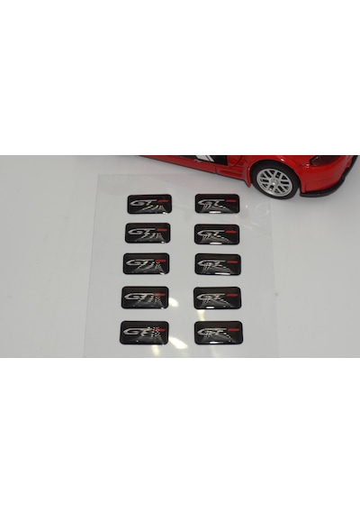 Citroen GT Yeni Nesil Logo 3D Cam Açma Torpido Konsol Ayna Çıkart