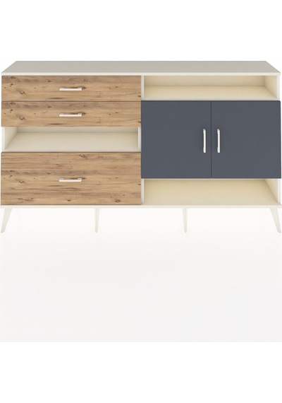 Arges Konsol 4 Raflı 3 Çekmeceli 2 Kapaklı 176x30x99 Aytaşı-antra Aytaşı-antrasit/çam Arges Konsol 4 Raflı 3 Çekmeceli 2 Kapaklı 176x30x99 Aytaşı-antra Aytaşı-antrasit/çam