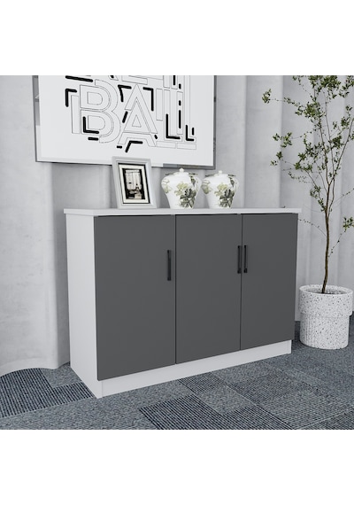 Vest 7'li Ofis Takımı  Model 1 Beyaz Füme