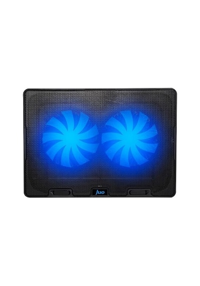 Juo Windy 2 Fanlı 1500 RPM Led Aydınlatmalı Hız ve Yükseklik Ayarlı Notebook Soğutucu
