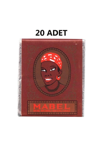 Mabel Nane Aromalı Şekerli Sakız 20 Adet