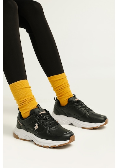 U.S. Polo Assn. SORLEY 2PR Siyah Kadın Sneaker Siyah