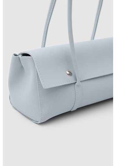 Shule Bags Mari Vintage Baget Çanta Bebe Mavi