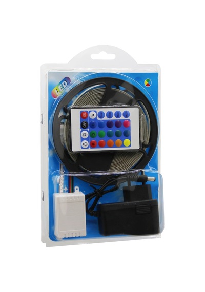 Led Rgb Kumandalı Şerit Led 5mt Bx40