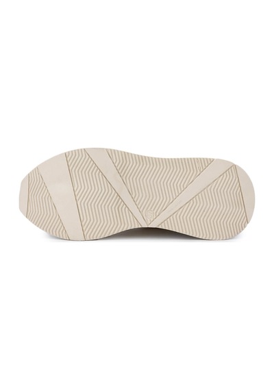 Tamer Tanca Kadın Hakiki Deri Bej Rugan Sneakers & Spor Ayakkabı 923 1200 Bn Ayk Y25 Bej Rgn Bej
