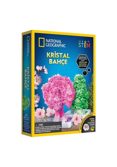 Kristal Bitki Temalı Eğitici Oyun Seti Açık Mavi