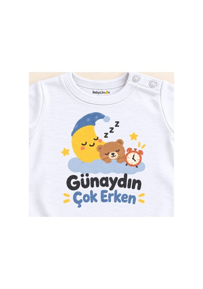 Babylimon Günaydın Çok Erken Beyaz Kısa Kollu Çıtçıtlı Bebek Zıbını Beyaz - Günaydın Çok Erken - 928161928 Beyaz - Günaydın Çok Erken Babylimon Günaydın Çok Erken Beyaz Kısa Kollu Çıtçıtlı Bebek Zıbını Beyaz - Günaydın Çok Erken - 928161928 Beyaz - Günaydın Çok Erken