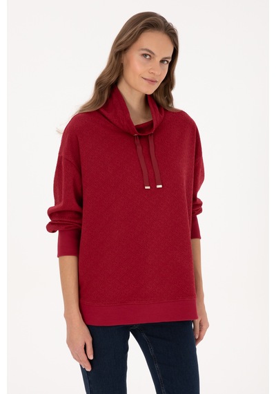 U.s. Polo Assn. Kadın Bordo Sweatshirt 50309077-vr014 Bordo