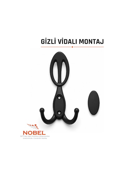 Arya Portmanto Askısı, Metal Vestiyer Askısı, Krom, Duvar Ve Dolap Askılığı 5'li Set Vidalı