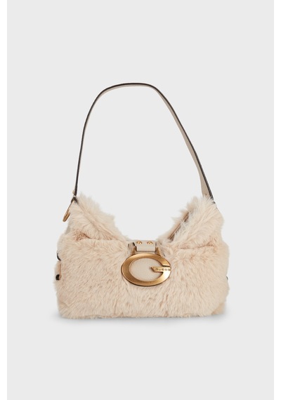 Guess Camden Logolu Omuz Askılı Çanta Hwfb938720 Kadın Çanta Hwfb938720 Off Ekru