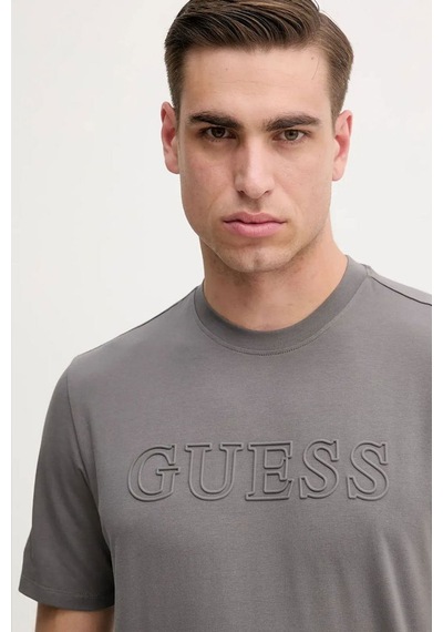 Guess Erkek Tshirt Koyu Gri