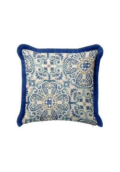 Lüks Vintage Motifli Saçaklı Yastık Kılıfı - Akdeniz Stili Mavi Altın Renkli Püsküllü Kırlent Kılıfı Orman Koyu Yeşil Lüks Vintage Motifli Saçaklı Yastık Kılıfı - Akdeniz Stili Mavi Altın Renkli Püsküllü Kırlent Kılıfı Orman Koyu Yeşil