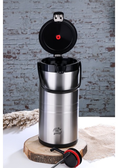 Cooker 4.5 Litre Paslanmaz Çelik Pompalı Termos Ckr2009