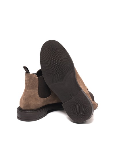 Marsh Mallow Bot Erkek 1054 - Moss Dino Draghi Chelsea Boot Suede Pembe