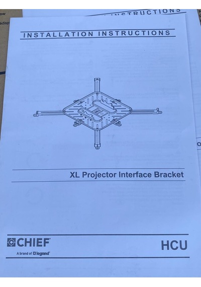 Chief Vctub Xl Universal Tool-free Projektör Montaj Aparatı