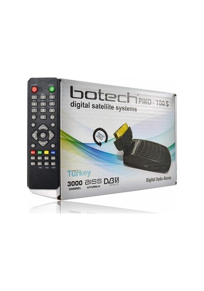 Botech Piko 100S Gold Başlıklı Mini Scart Uydu Alıcısı