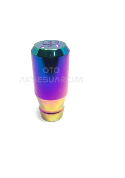Metal Manuel Vites Topuzu Rainbow Renkli