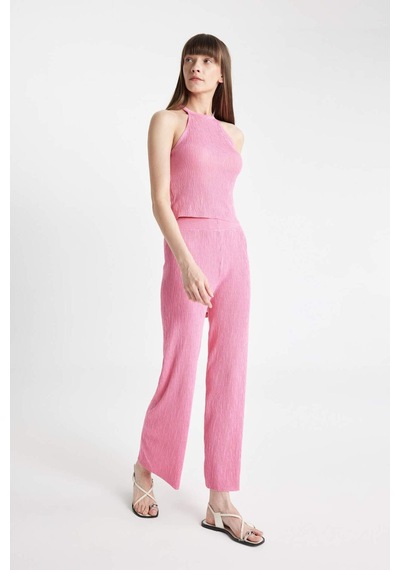 DeFacto Wide Leg Geniş Bol Paça Basic Düz Pantolon D2819AX24HSPN278