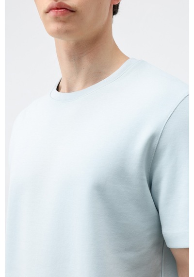Antioch Regular Fit Basic Erkek T-shirt Bebe Mavisi