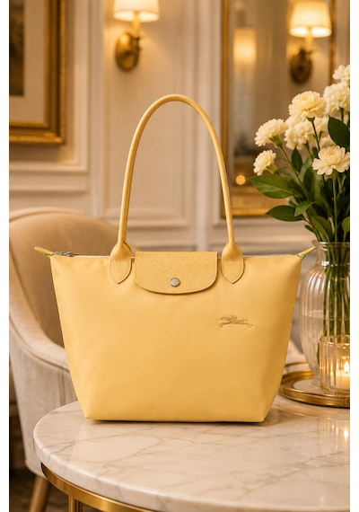 Longchamp Kadın Omuz Çantası Medium L2605 919 Açık Sarı