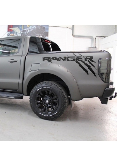 Oto Sticker Off Road Ranger Monster Pençe 4X4 Sticker Set 2 Adet