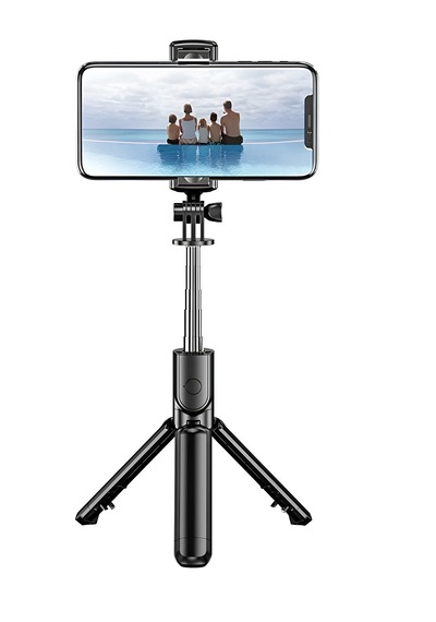 S03 Tripod Bluetooth Kumandalı Selfie Çubuğu 360 Fotoğraf Video