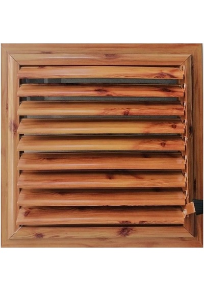 Alüminyum Ahşap Banyo Wc Havalandırma Panjuru