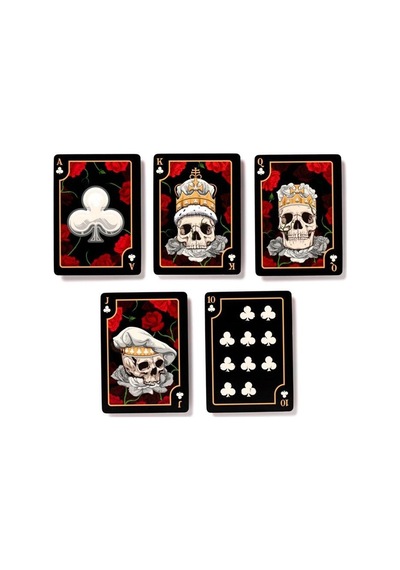 Puckator Skulls And Roses Premium Oyun Kağıdı Koleksiyonluk İskambil Kartları