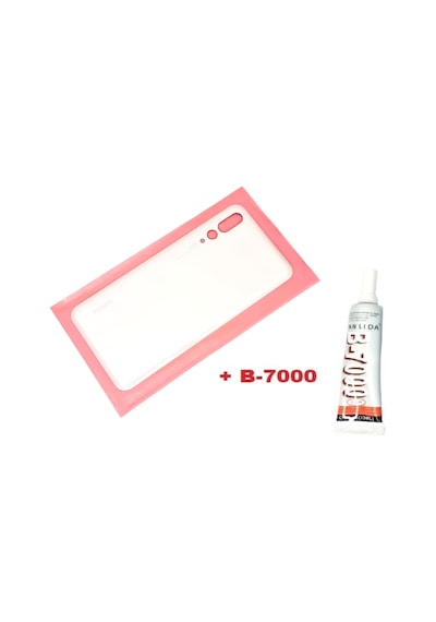 Tkgz - P20 Pro Arka Kapak Cam+b-7000 Pembe