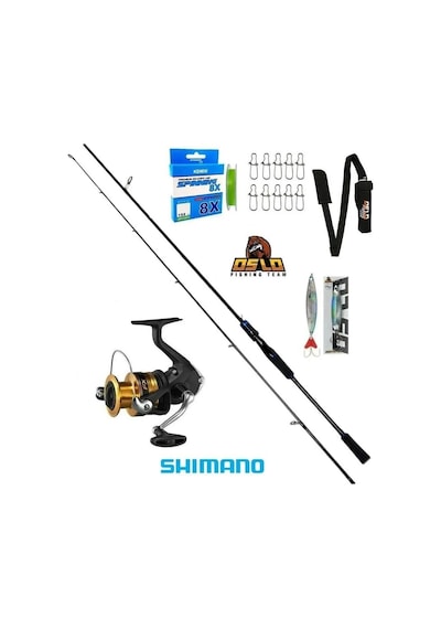 Shimano Fx 4000 Oslo Legend 240cm 7-40gr 8 Örgü Karbon Spin Olta Seti Standart