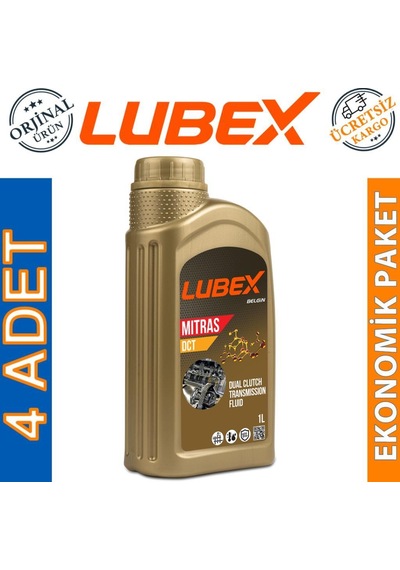 Lubex Mitras Dct Çift Kavramalı Dct Şanzıman Yağı 4 x 1 L