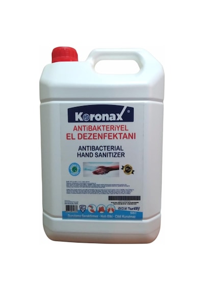 Koronax Alkollü El ve Cilt Dezenfektanı 5 L