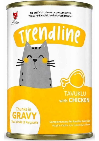 Trendline Tavuklu Kedi Konservesi 400 Gr
