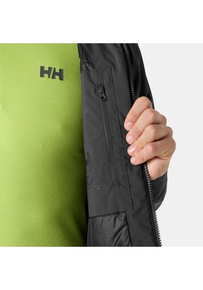 Helly Hansen Hp Racıng Lıfaloft Kapüşonlu Mont Gri
