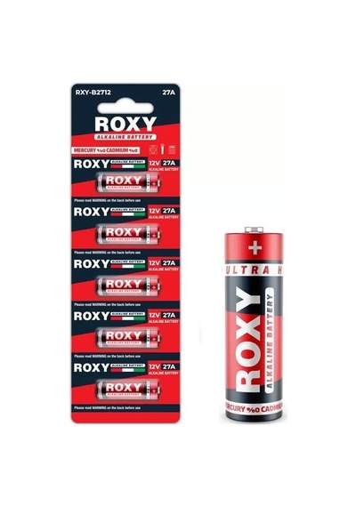 Sh Roxy Rxy-b2712 İnce 12 Volt Alkalin 27a Alarm Pil 5'li Paket Najmaddin