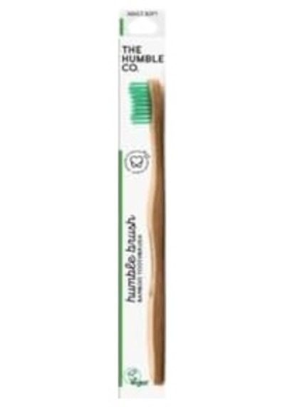 Humble Brush Soft Yetişkin Diş Fırçası Yeşil Açık Ahşap