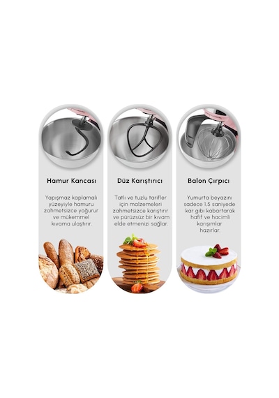 Karaca Mastermaid Chef Ultra D2000 W Dijital Ekranlı Hamur Yoğurma Makinesi
