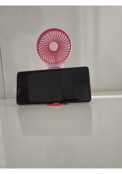 Masaüstü Stantlı 3 Kademeli Taşınabilir Mini Fan Şarjlı El Vantilatörü