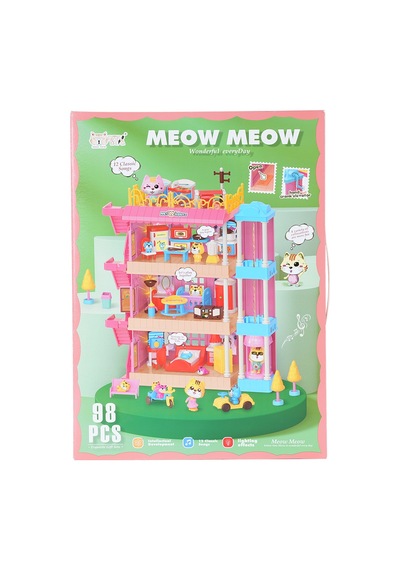 Meow Kedi Evi Oyun Seti