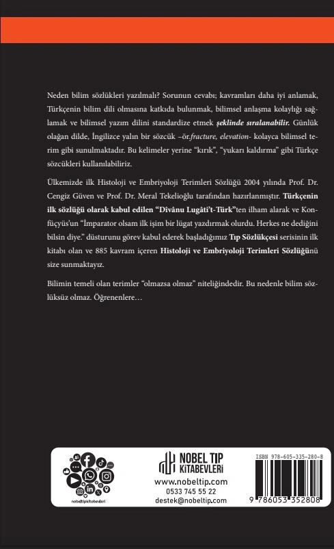 Tıp Sözlükçesi Histoloji Ve Embriyoloji Terimleri