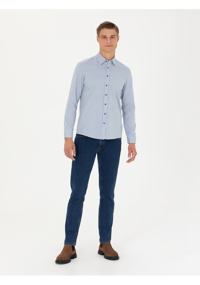 Cacharel Erkek Açık Mavi Gömlek Desenli 50273661-vr003 Denim