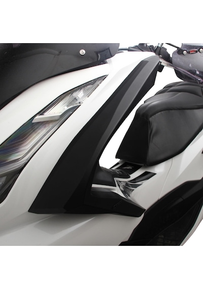 GP Kompozit  Honda PCX 125 / 150 2021-2024 Uyumlu Üst Bacak Koruma Siyah