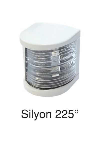 Seyir Feneri Silyon Led 12V Beyaz 6-12Mt Tekne Için Beyaz