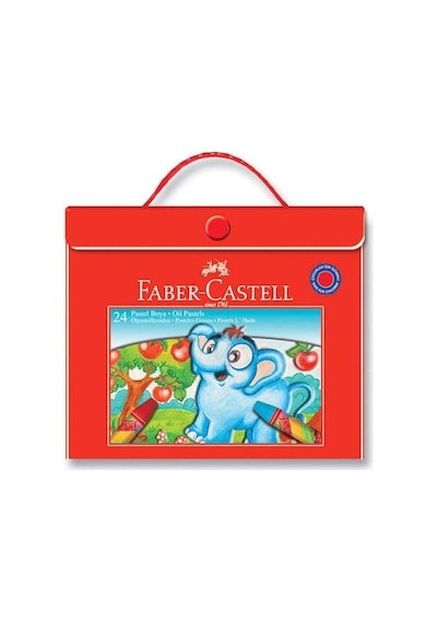 Faber-castell Karton Çantalı Pastel Boya 24'lü 103 Ivory