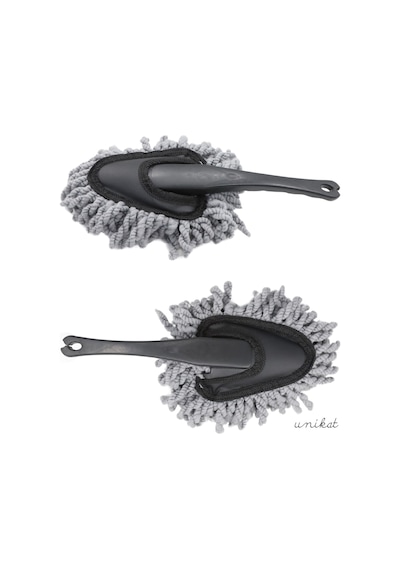 Makarna El Mopu Mini Mikrofiber Toz Alma Ve Islak-kuru Temizleme Fırçası 1 Adet Gri