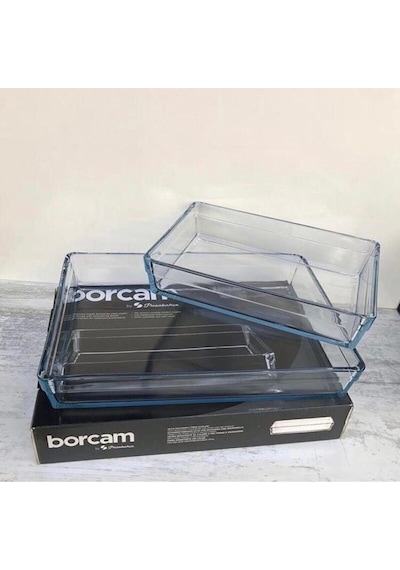 Paşabahçe  Dikdörtgen Premium 2 Li Borcam Set Büyük-küçük 075oa 59324-59334 Diğer